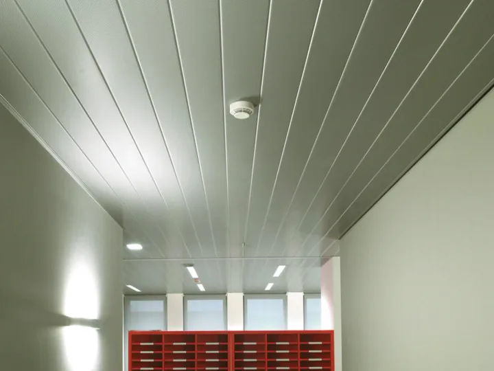 Commercial interior metal panels