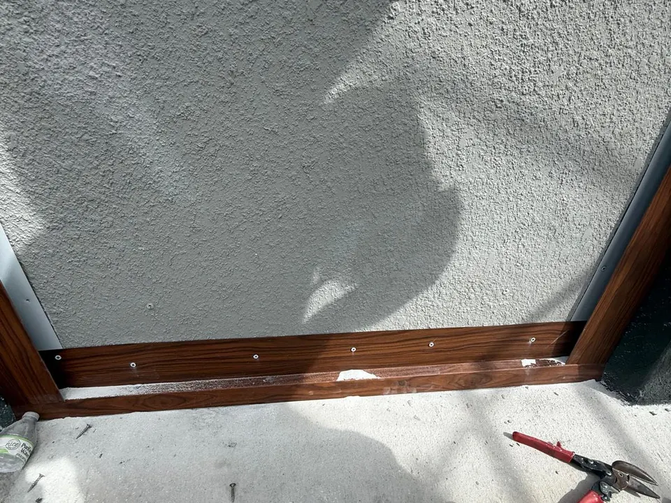 Measuring architectural metal trim on site